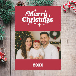レトロなクリスマスカードの写真 シーズンカード