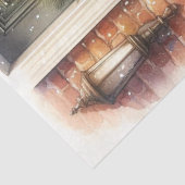 レトロなクリスマスリースのデコパージュ 薄葉紙 (詳細)