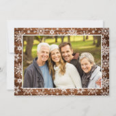 レトロなクリスマス 赤いトラックのポストカード ルーラル クリスマスグリーティング シーズンカード (裏面)