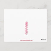 レトロなグッドエッグがキュートな1950年代バレンタインのポストカード ポストカード (裏面)