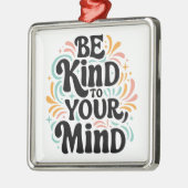 レトロなグルーヴな自己愛に優しく メタルオーナメント (左)