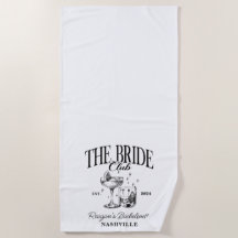 レトロなコックテールブラックの花嫁の独身最後の夜