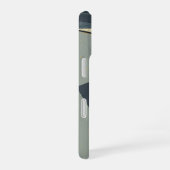 レトロなコーナーの影の形 iPhone 16ケース (右側面)