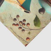 レトロなコーヒーポットとカップの柄のティッシュペーパー 薄葉紙 (詳細)