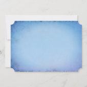 レトロなサッカーチケットのデザインがおしゃれなスポーツテーマの招待状 招待状 (裏面)