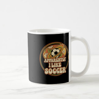 レトロなサッカー女子のためのゲームデーTシャツ コーヒーマグカップ