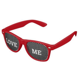 レトロなサングラス LOVE ME / 楽しいパーティーサングラス レトロサングラス