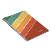 レトロなサンセットライン ノートブック (右側)