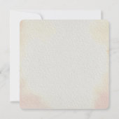 レトロなサンタクロースとプレゼント 招待状 (裏面)