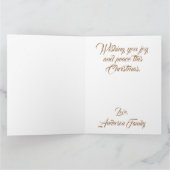 レトロなサンタクロースの村 カード (内部)