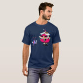レトロなサンタ Tシャツ (正面フル)