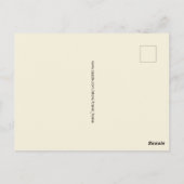 レトロなサンディエゴのグリーティングポストカード ポストカード (裏面)