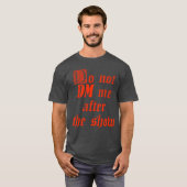 レトロなショーが終わった後DMしないで Tシャツ (正面フル)