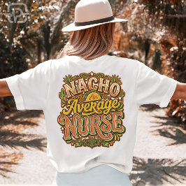 レトロなシンチョ・デ・マヨのナチョ平均値ナースのユーモア Tシャツ