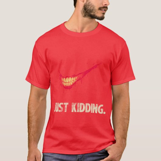 レトロなジョーク Tシャツ (正面)