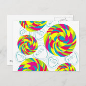 レトロなスイーツ ポストカード (正面/裏面)