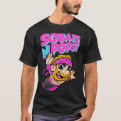 レトロなスクワッツン+ポップス Tシャツ (正面)