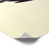 レトロなスタイルの文字の古いスクールカー。 ポスター (角)