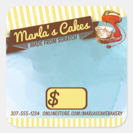 レトロなスタンドミキサーケーキベーキングベーカリー価格スクエア スクエアシール