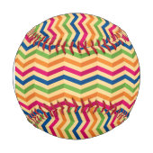 レトロなストライプの背景 野球ボール (正面)