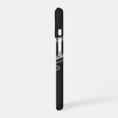 レトロなストリートレールセグメント iPhone 16ケース (左側面)