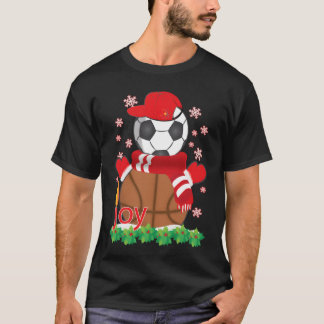 レトロなスポーツの雪だるまの友達 Tシャツ