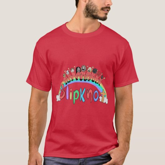 レトロなスリップノーティー Tシャツ (正面)