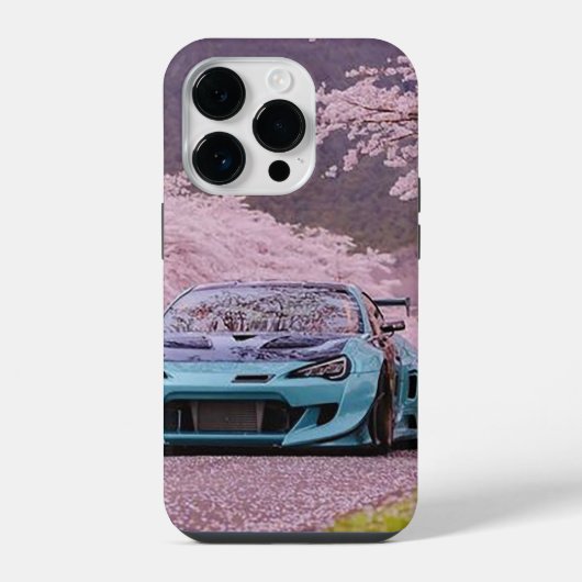 レトロなスーパーカー iPhoneケース (裏面)