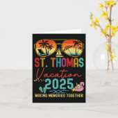 レトロなセントトーマスへのバケーション2025 思い出マッチングG カード (黄色い花)