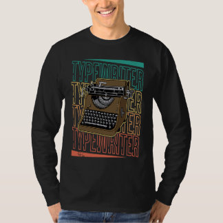 レトロなタイプライターのジャーナリストの本 クラシックな職業 Tシャツ