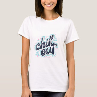 レトロなタイポグラフィーの女子グラフィックTシャツ Tシャツ