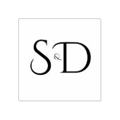 レトロなタイポグラフィ エレガントな結婚式  ラバースタンプ (インプリント)