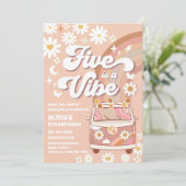 レトロなダイシーのバン バースデー招待状 招待状 (スタンド正面)