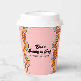 レトロなダスティローズのGroovy Shes Ready to Pop 紙コップ