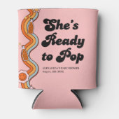 レトロなダスティローズのGroovy Shes Ready to Pop 缶クーラー (正面)
