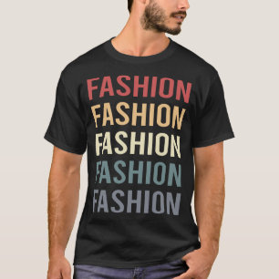 レトロなテキストのファッション Tシャツ