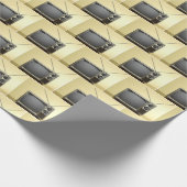 レトロなテレビセット ラッピングペーパー (角)