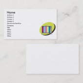 レトロなテレビテレビ 名刺 (正面/裏面)