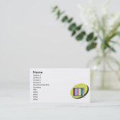 レトロなテレビテレビ 名刺 (スタンド正面)