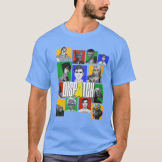 レトロなディスパッチゲームのコラージュ Tシャツ