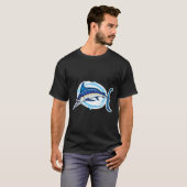 レトロなデザインで夏のキャンプを呼び起こす Tシャツ (正面フル)