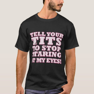 レトロなデザインでYouritsoに目を向けるのをやめてと言う Tシャツ