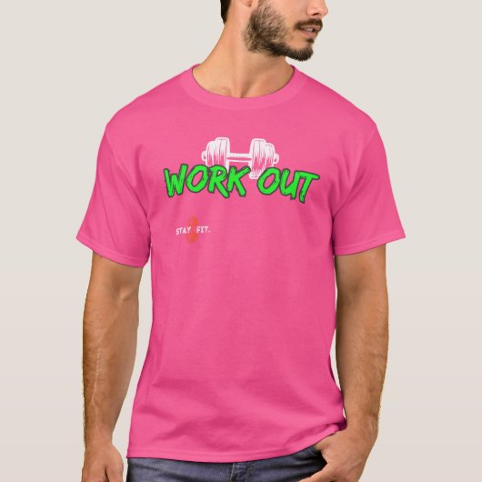 レトロなトレーニング Tシャツ (正面)