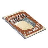 レトロなトースト料理ユーモア ノートブック (右側)