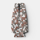 レトロなドット柄 ボトルクーラー (裏面)