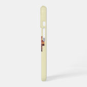 レトロなドット絵の円 iPhone 16ケース (左側面)