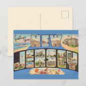 レトロなニュージャージー州のポストカード ポストカード (正面/裏面)