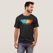レトロなニワトリ Tシャツ (正面フル)