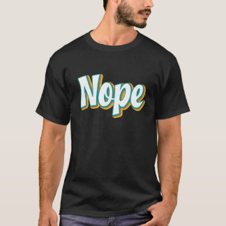 レトロなノープ Tシャツ