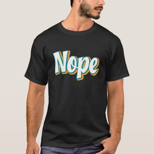 レトロなノープ Tシャツ (正面)